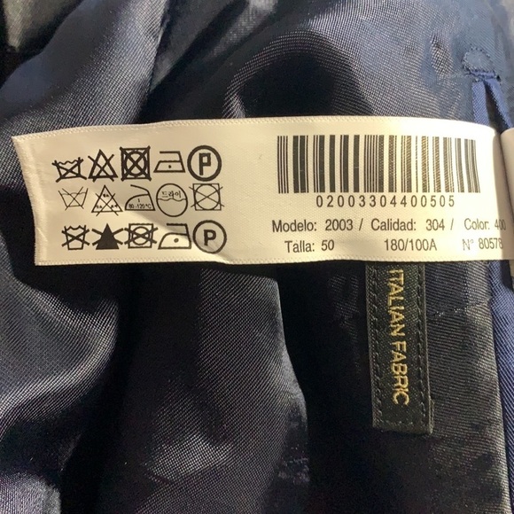 NWT Massimo Dutti Viscose Dark Blue Jacket Size 40 - Picture 13 of 13